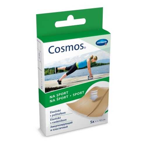 Пластырь Cosmos sport эластичный из полиуретановой пленки 6 х 10 см 5 шт. в Максавит