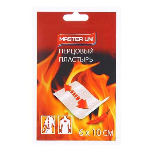 Пластырь Master Uni перцовый 6 х 10 см в Максавит