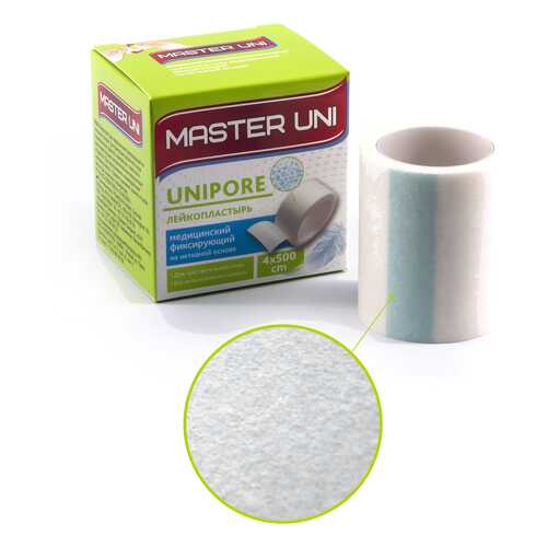 Пластырь Master Uni Unipore фиксирующий на нетканой основе 4 х 500 см в Максавит