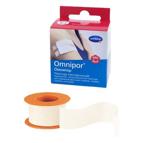 Пластырь Omnipor фиксирующий 2,5 см х 5 м 1 шт. в Максавит