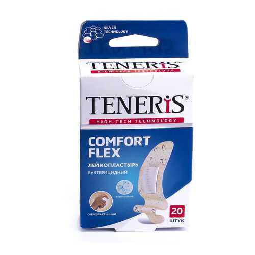 Пластырь Teneris Comfort Flex бактерицидный на полимерной основе 20 шт. в Максавит