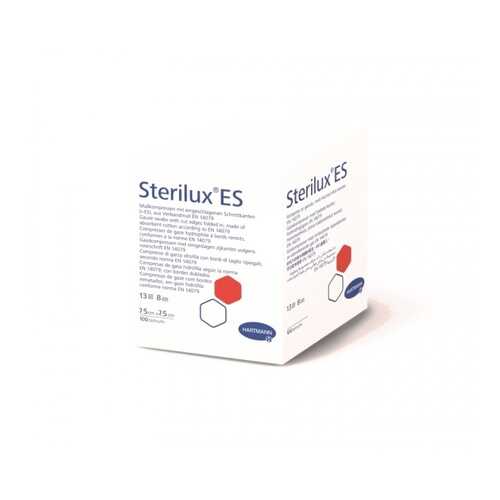 Салфетки Sterilux ES марлевые нестерильные 13 нитей 8 слоев 7,5 х 7,5 см 100 шт. в Максавит