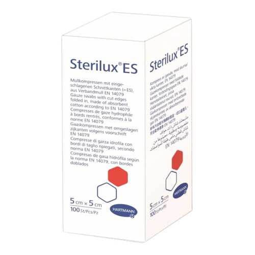 Салфетки Sterilux Es нестерильные 5 х 5 см 8 слоев 17 нитей 100 шт. в Максавит