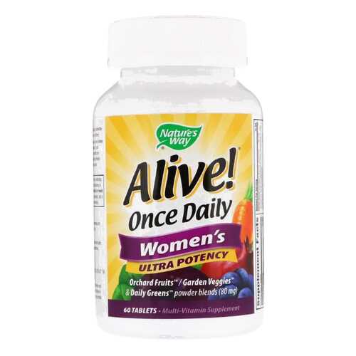 Витаминный комплекс Nature's Way Alive! Once Daily Women's таблетки 60 шт. в Максавит