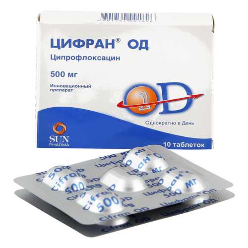 Цифран ОД таблетки пролонг 500 мг 10 шт. в Максавит