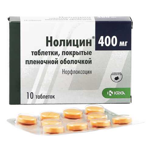 Нолицин таблетки 400 мг 10 шт. в Максавит