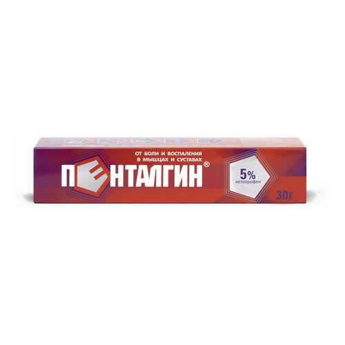 Пенталгин Экстра гель 5 % 30 г в Максавит