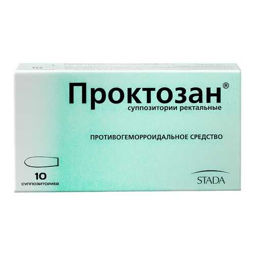 Проктозан суппозитории ректальные 10 шт. в Максавит