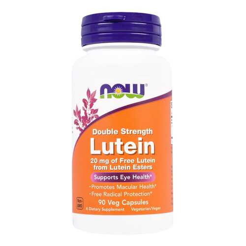 Для зрения NOW Lutein Double Strength 20 мг 90 капсул в Максавит