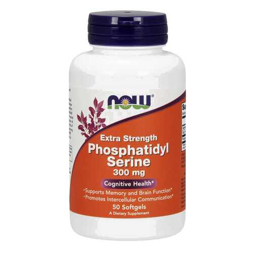 Для нервной системы NOW Phosphatidyl Serine Extra Strength 300 мг 50 капсул в Максавит