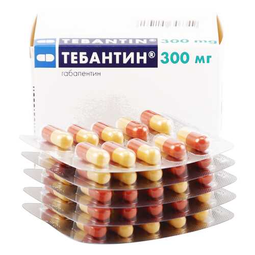 Тебантин капсулы 300 мг 50 шт. в Максавит