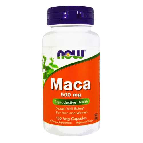 Бустер тестостерона NOW Maca 500 мг 100 капсул в Максавит