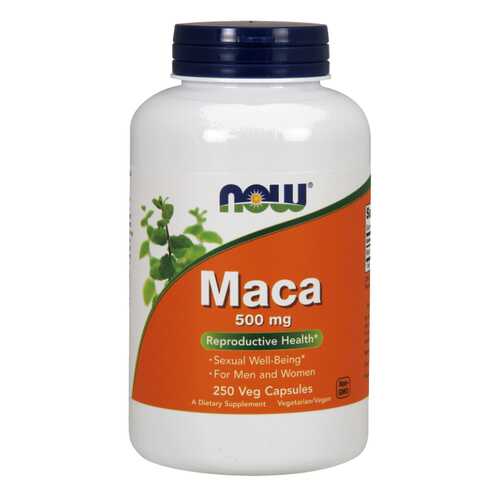 Бустер тестостерона NOW Maca 500 мг 250 капсул в Максавит