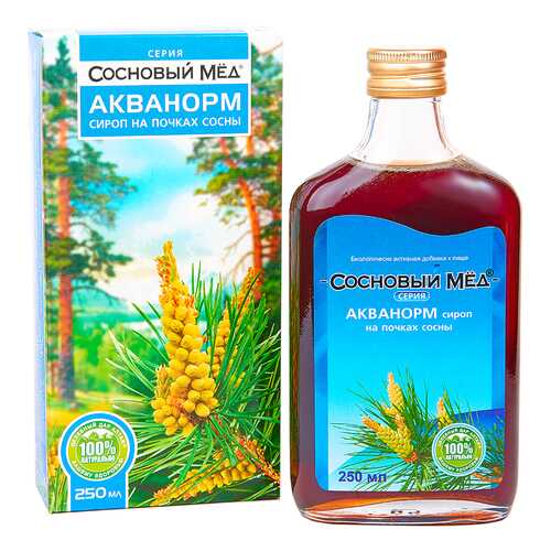 Сироп Сосновый мед Акванорм 250 мл в Максавит