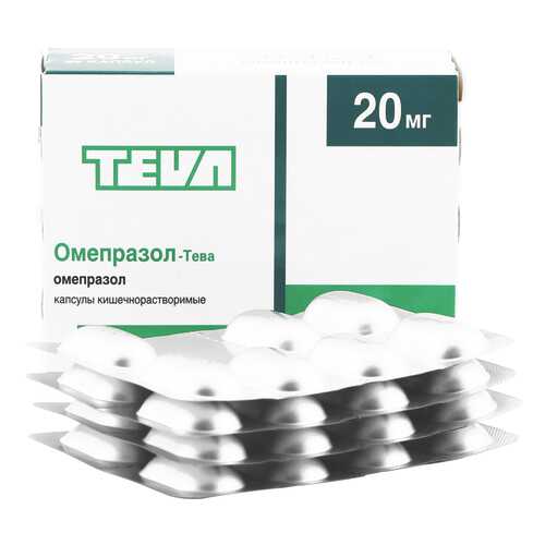 Омепразол-Тева капсулы 20 мг 28 шт. в Максавит