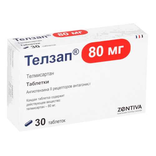 Телзап таблетки 80 мг 30 шт. в Максавит