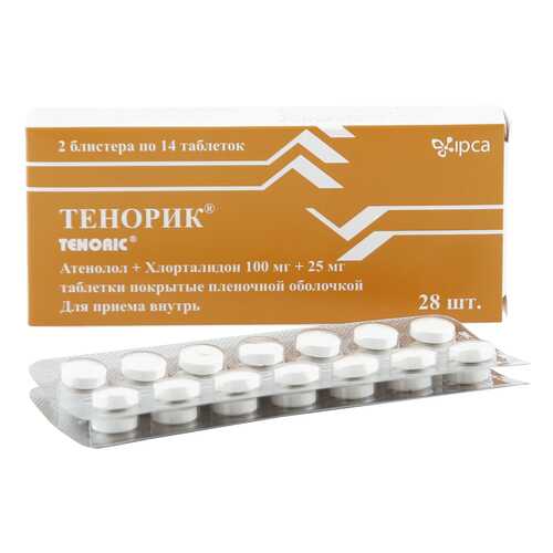 Тенорик таблетки 100 мг+25 мг 28 шт. в Максавит