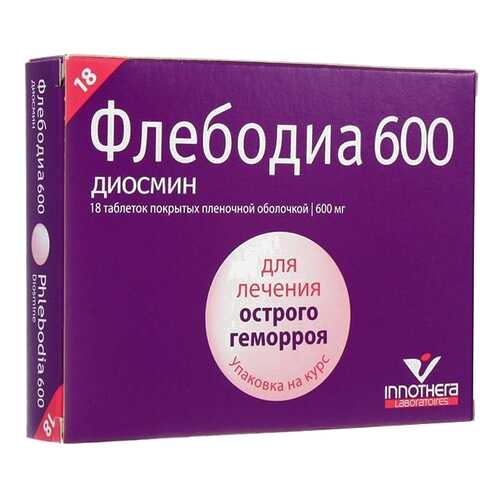 Флебодиа таблетки 600 мг 18 шт. в Максавит