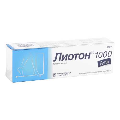 Лиотон 1000 гель 1000 ЕД/г 100 г в Максавит