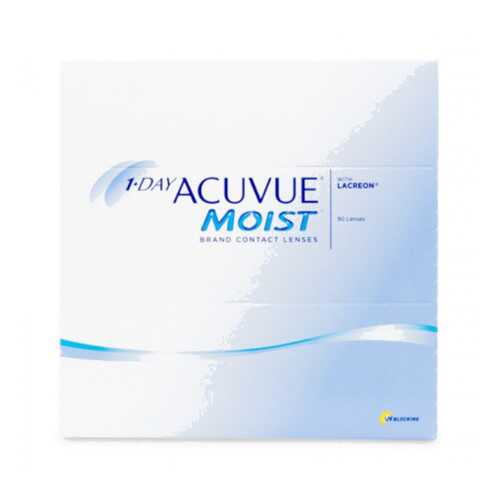 Контактные линзы 1-Day Acuvue Moist 90 линз R 9,0 -8,00 в Максавит