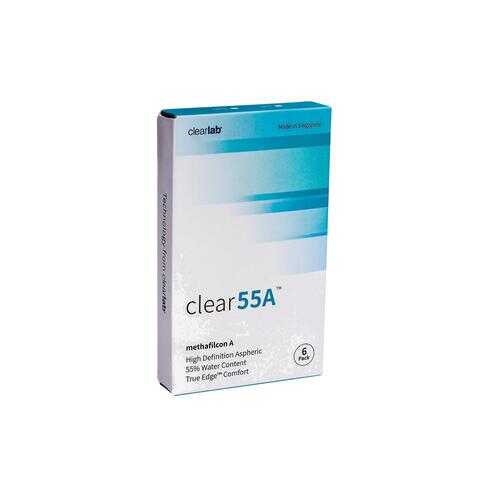 Контактные линзы ClearLab Clear 55 A 6 линз R 8.7 -07,50 в Максавит