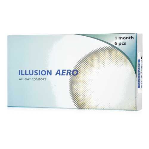 Контактные линзы ILLUSION Aero 6 линз R 8.6 -3.5D в Максавит