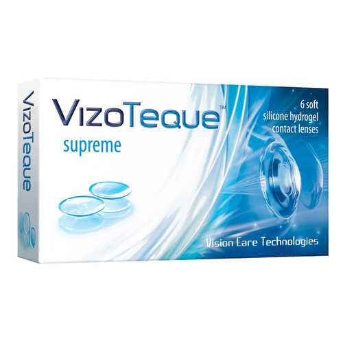 Контактные линзы VizoTeque Supreme 6 линз R 8,6 -4,75 в Максавит