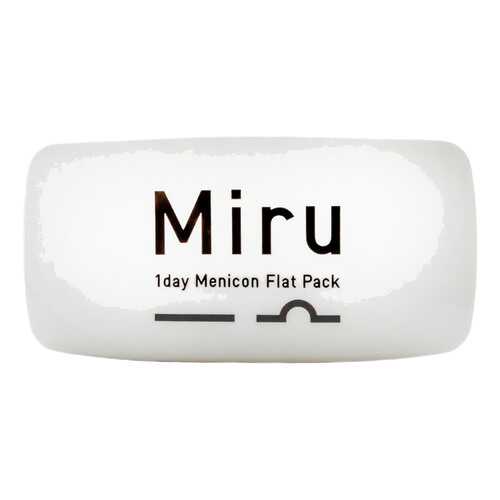 Линза контактная Miru 1 day Menicon Flat Pack -0,50 30 шт. в Максавит