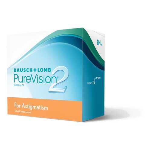 Контактные линзы PureVision 2 for Astigmatism 3 линзы +6,00/-2,25/180 в Максавит