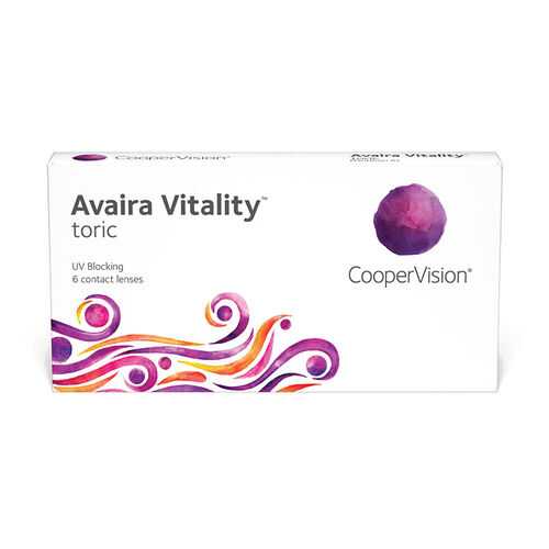 Линзы контактные CooperVision Avaira Vitality toric 6 шт. -3,5/0,75/10 в Максавит