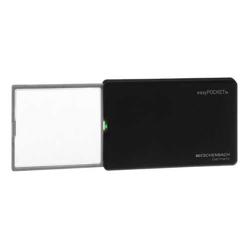 Лупа Eschenbach easyPOCKET выдвижная с подсветкой 50 х 45 мм 3.0х черный в Максавит