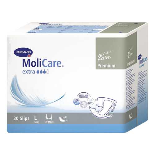 Подгузники для взрослых, L, 30 шт. MoliCare Premium Extra в Максавит