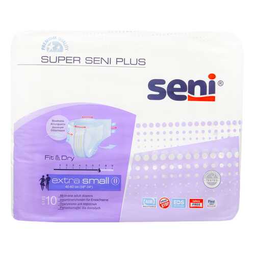 Подгузники для взрослых, XS, 10 шт. Super Seni Plus в Максавит