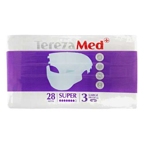 TerezaMed Подгузники для взрослых Super р.3 large N28 в Максавит