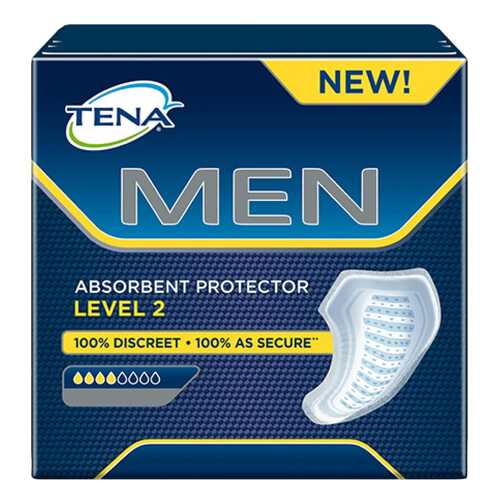 Урологические прокладки для мужчин, 10 шт. Tena Men Level 2 в Максавит