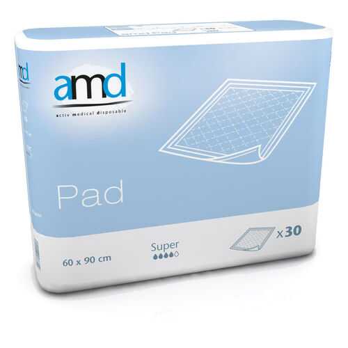 Впитывающие пеленки AMD PAD SUPER 60*90 №30 в Максавит