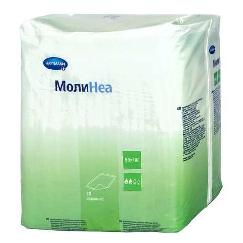 Впитывающие пеленки MoliNea 90 см х 180 см 130 г/м2 20 шт. в Максавит