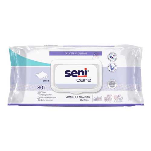 Влажные салфетки Seni Care 80 шт в Максавит