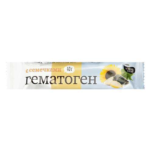 Гематоген с семечками PL 40 г в Максавит