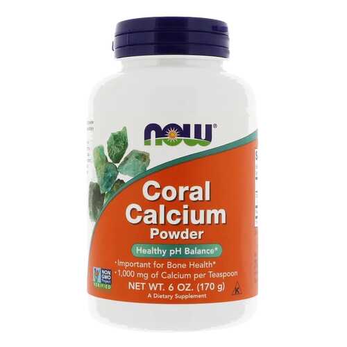 Кальций NOW Coral Calcium Powder 170 г в Максавит
