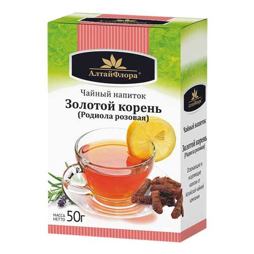 Чайный напиток Золотой корень родиола розовая 50 г АлтайФлора в Максавит