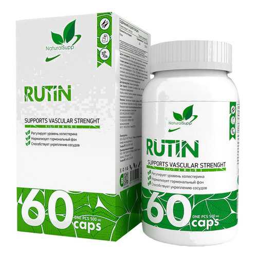 Добавка Рутин для сердца и сосудов NaturalSupp Rutin капсулы 60 шт. в Максавит