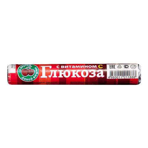 Глюкоза с витамином С PL дикая вишня таблетки 18 шт. в Максавит