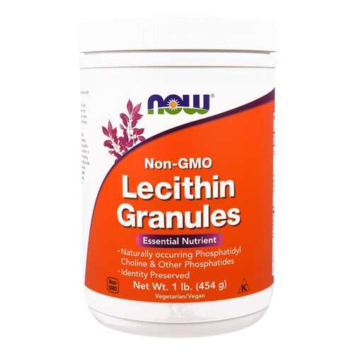 Лецитин NOW Lecithin Granules 522 г натуральный в Максавит