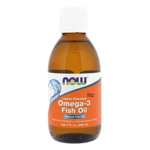Рыбий жир Omega 3 Now 200 мл лимон в Максавит